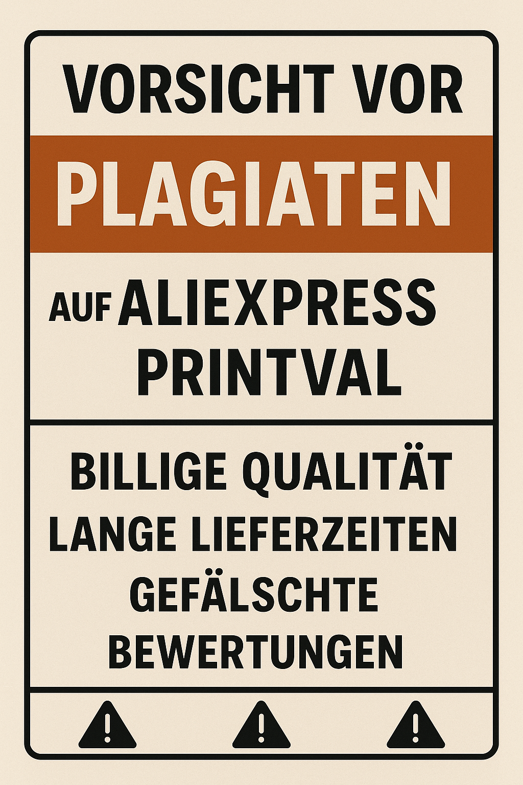 Warum Du lieber bei uns kaufen solltest – statt bei Fälschungen auf AliExpress & Printerval