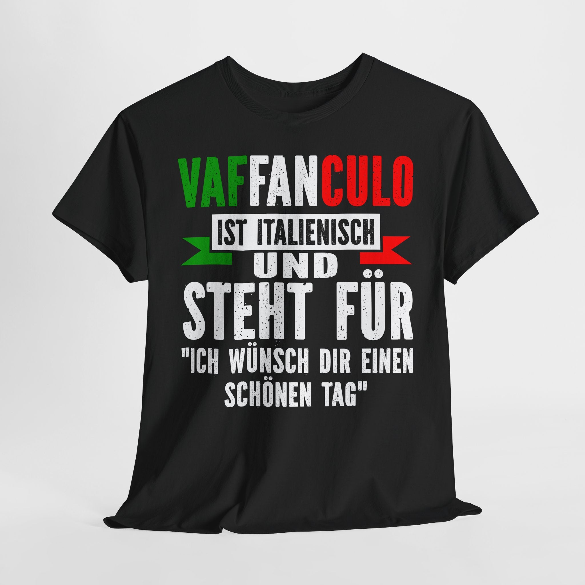 Lustiges Italiener Shirt Vaffanculo Italia Italienisch Italien Männer T-Shirt