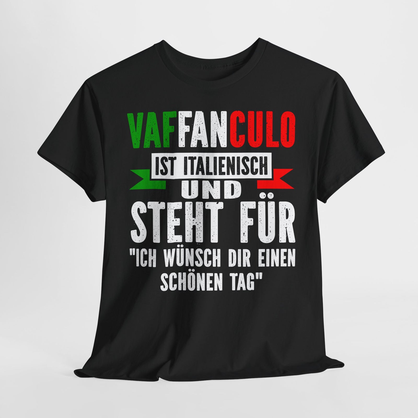 Lustiges Italiener Shirt Vaffanculo Italia Italienisch Italien Männer T-Shirt