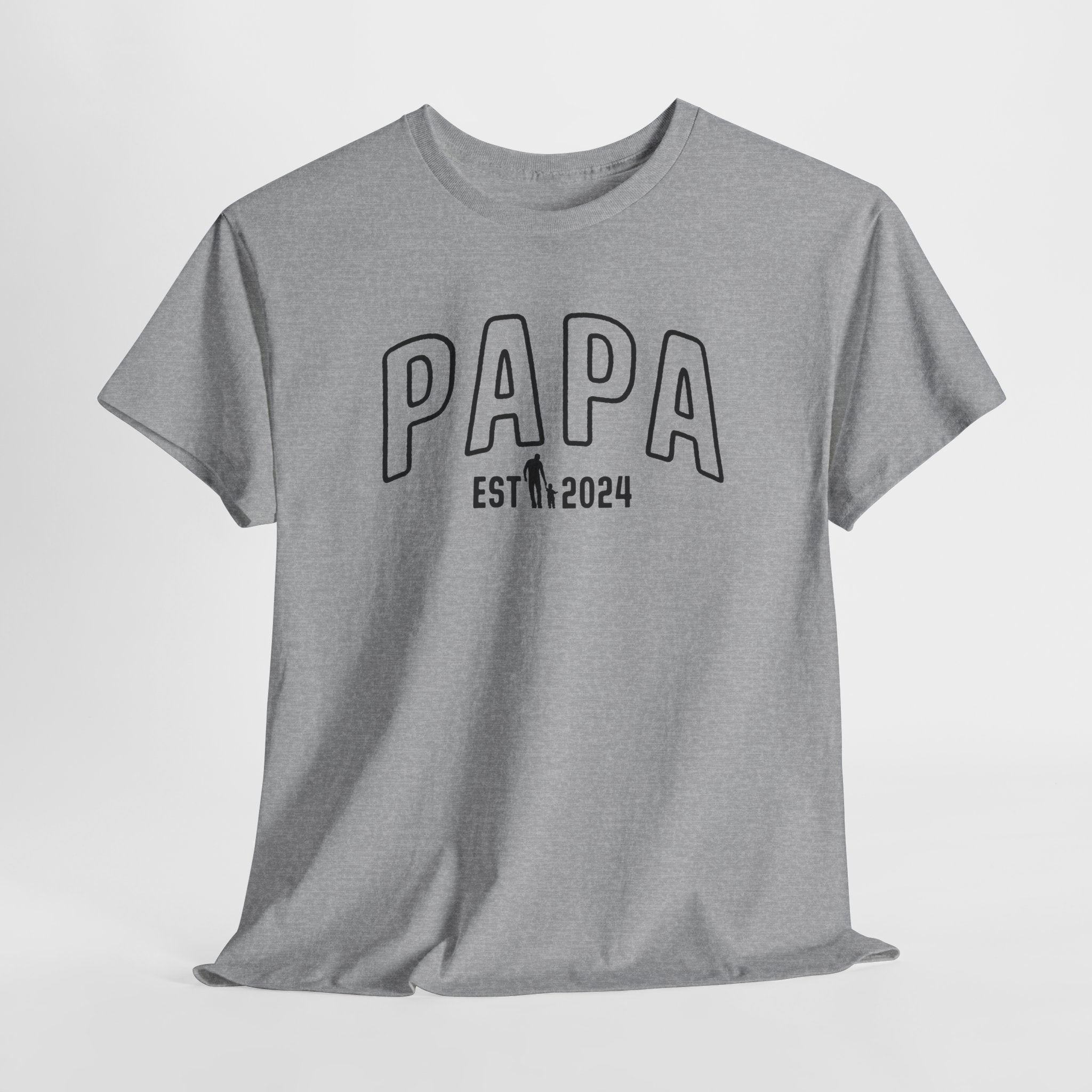 Stolzer Papa - Vatertag - Papa seit 2024 -  Geschenk T-Shirt