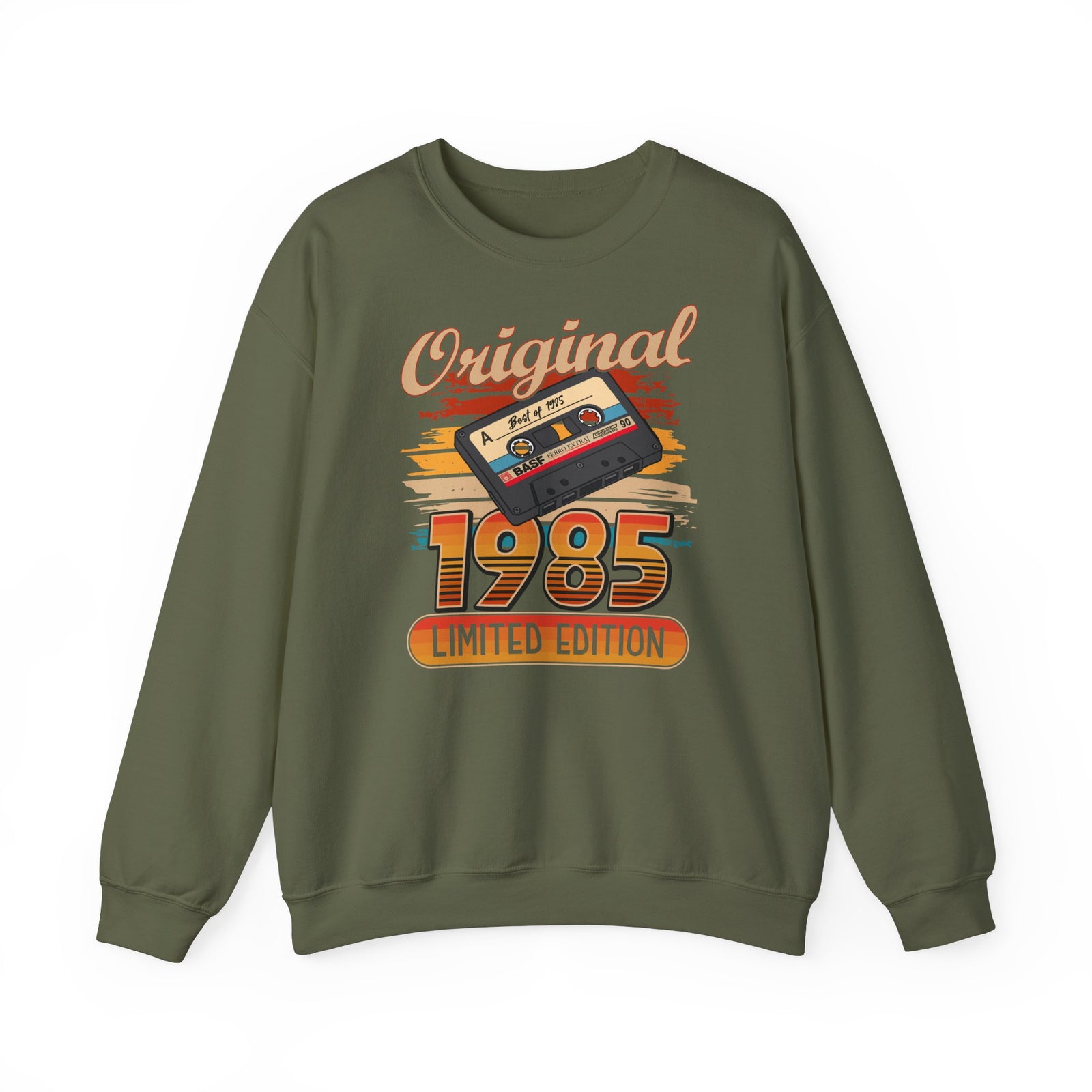 40. Geburtstag Original 1985 Retro Look Limited Edition Musik Kassette Music Tape Geschenk Sweatshirt