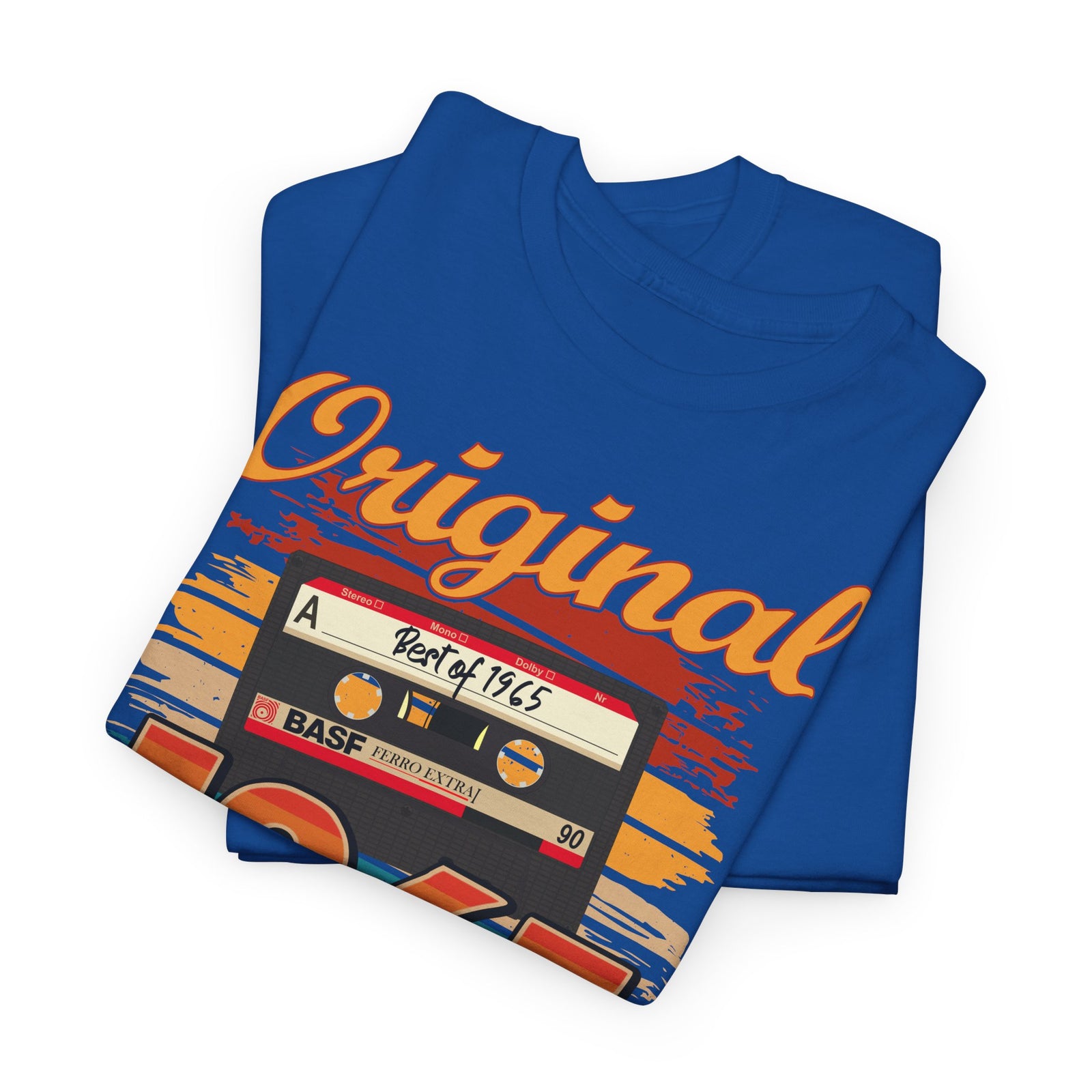 60. Geburtstag Best Of 1965 Original Limited Edition Retro Kassette Geschenk T-Shirt