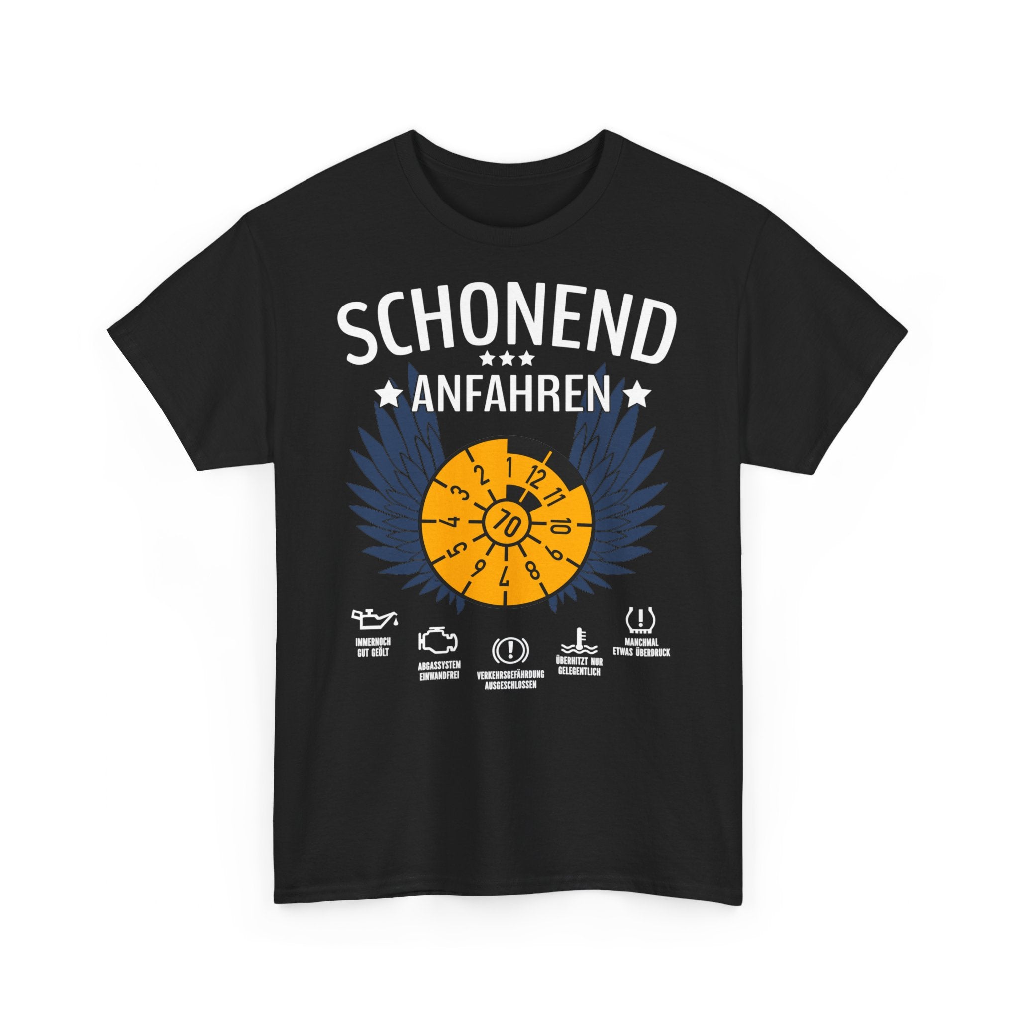 70. Geburtstag TÜV erteilt - Schonend anfahren - Lustiges Geschenk T-Shirt