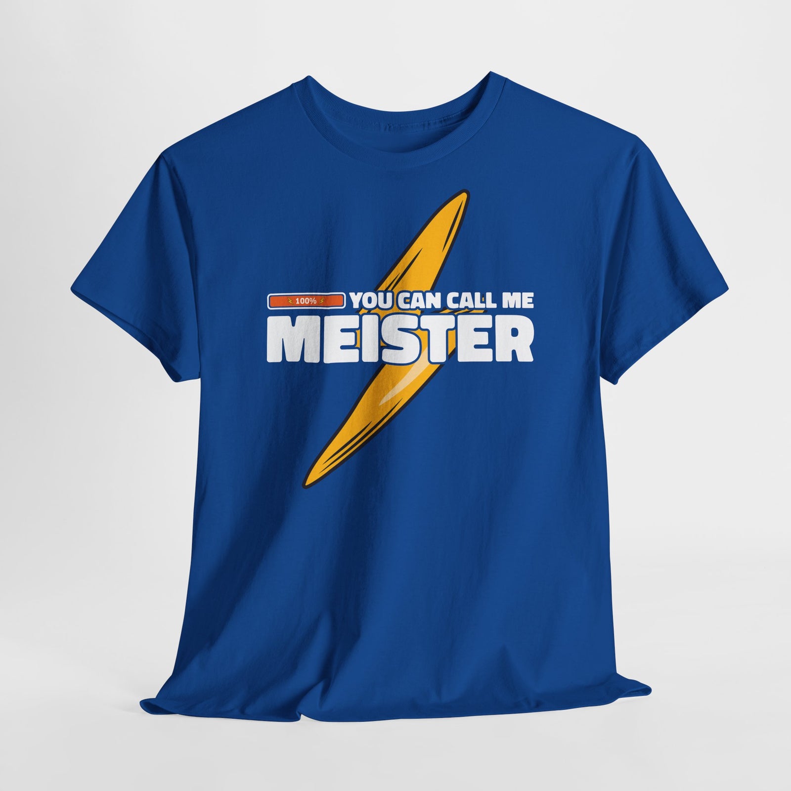 Elektriker T-Shirt - Call me Meister - Elektriker Meister bestanden - Lustiges Geschenk Shirt