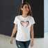 Football EM 2024 German Flag Heart Germany Football Women's T-Shirt