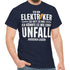 Bin Elektriker - Könnte es wie einen Unfall aussehen lassen - Witziges Geschenk für Elektriker - Unisex T-Shirt