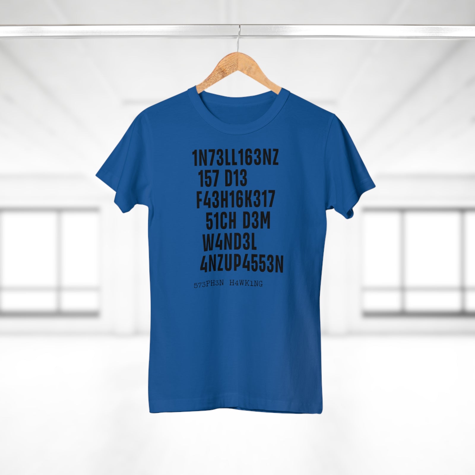 Intelligenz Hawking Zitat T-Shirt
