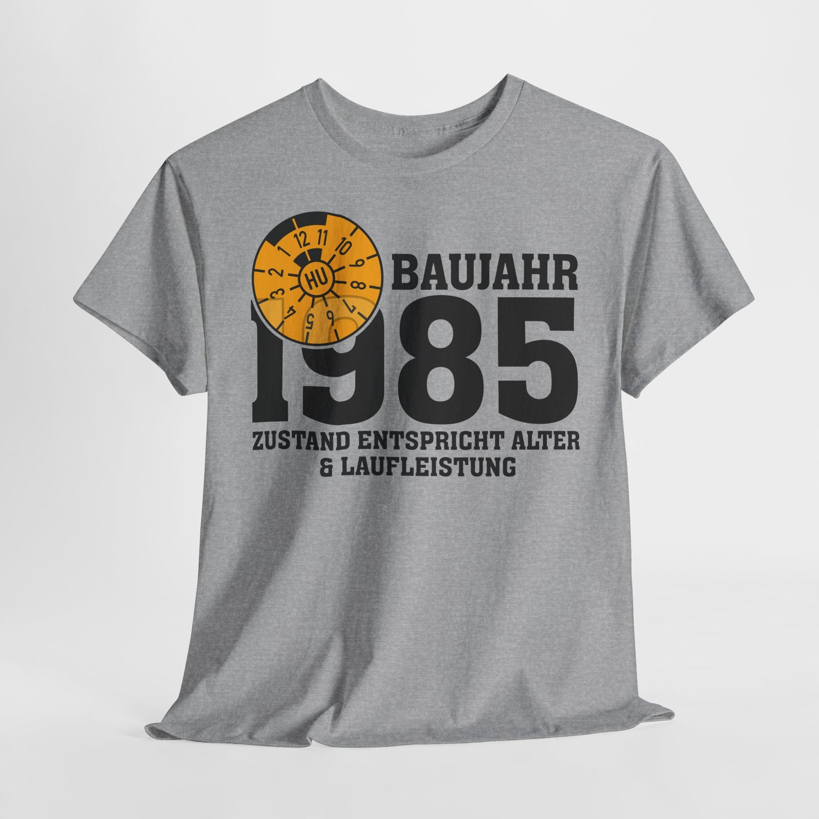 40. Geburtstag TÜV Plakette Baujahr 1985 Zustand entspricht Alter und Laufleistung Lustiges Geschenk T-Shirt