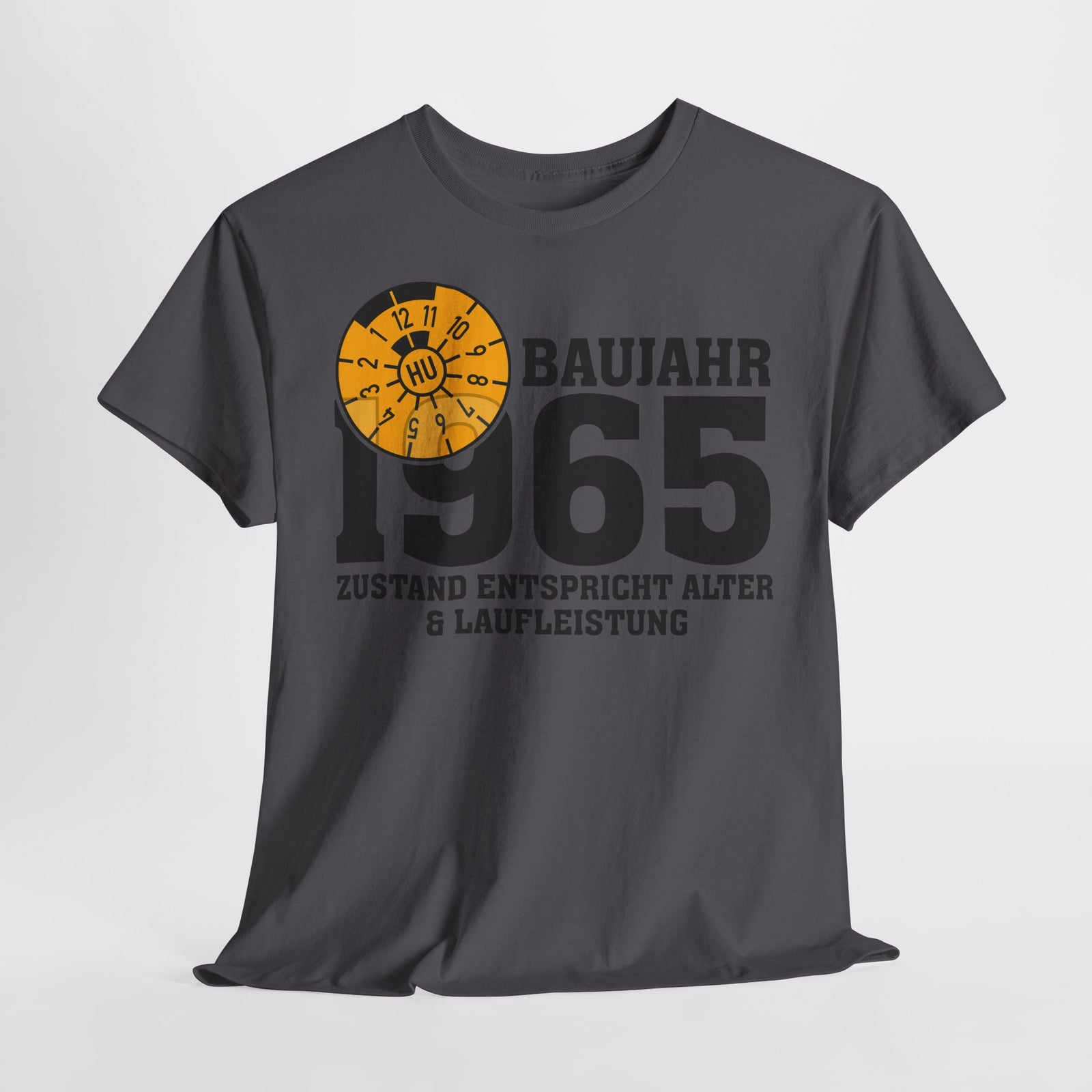 60. Geburtstag TÜV Plakette Baujahr 1965 Zustand entspricht Alter und Laufleistung Lustiges Geschenk T-Shirt