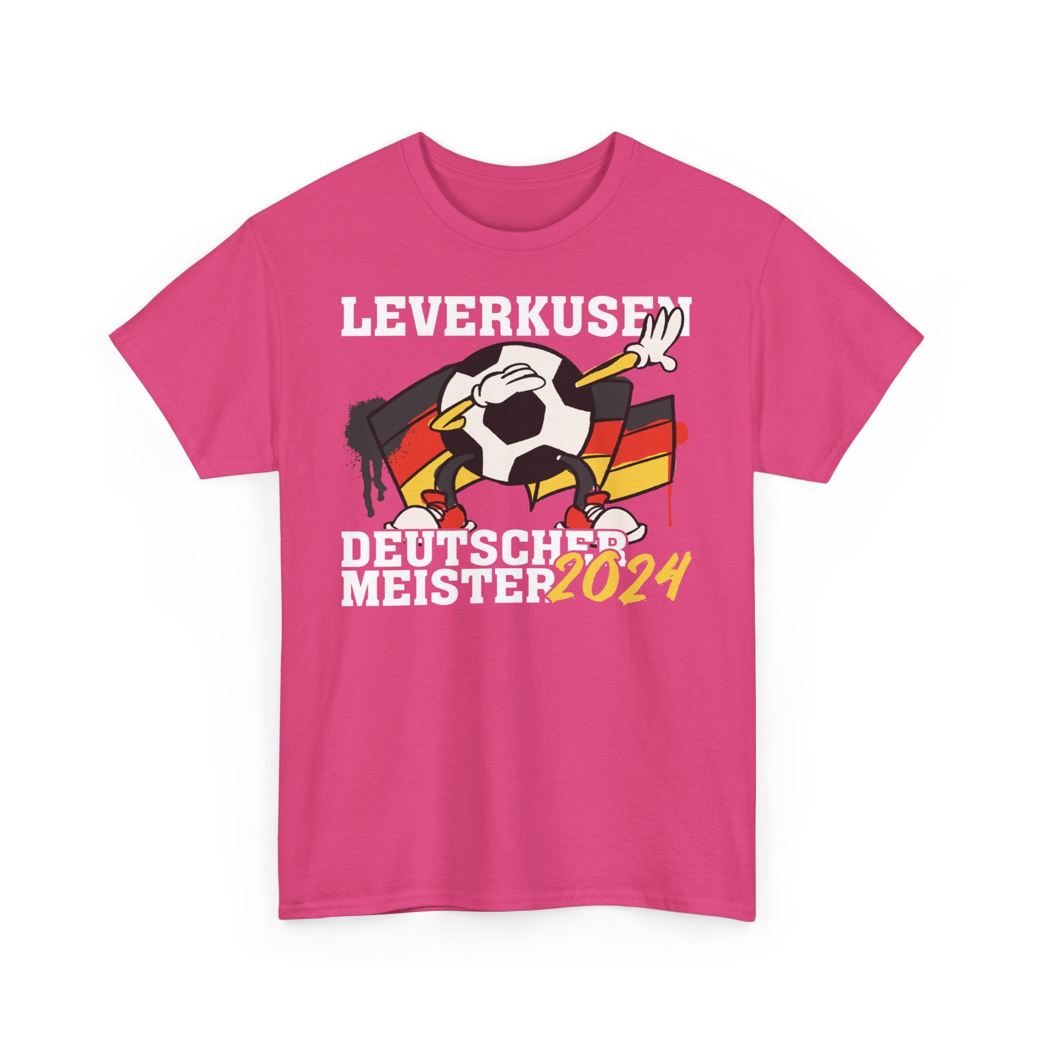 Fußball Verein Leverkusen Deutscher Meister 2024 Tanzender Fußball Fan Heimat Westfalen T-Shirt