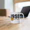 70 Geburtstag Kaffeetasse Jahrgang 1955 – TÜV Stempel - Entspricht Zustand und Laufleistung