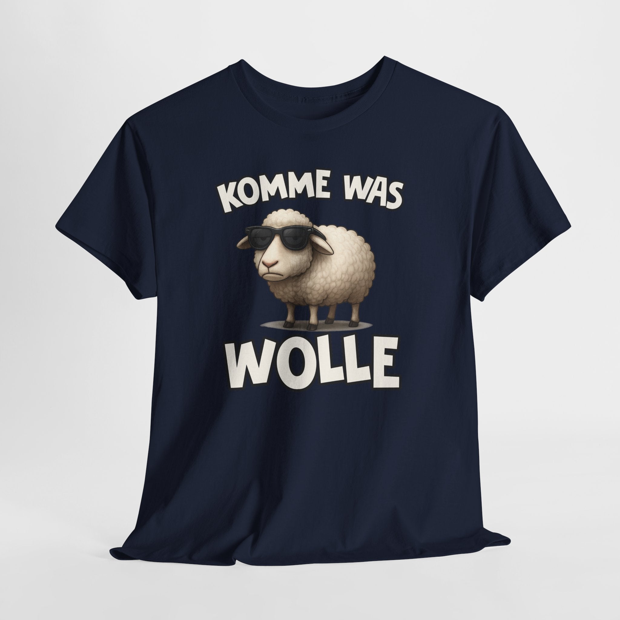 Schaf Schäfer Schafhirte Komme was Wolle Lustiges Witziges T-Shirt