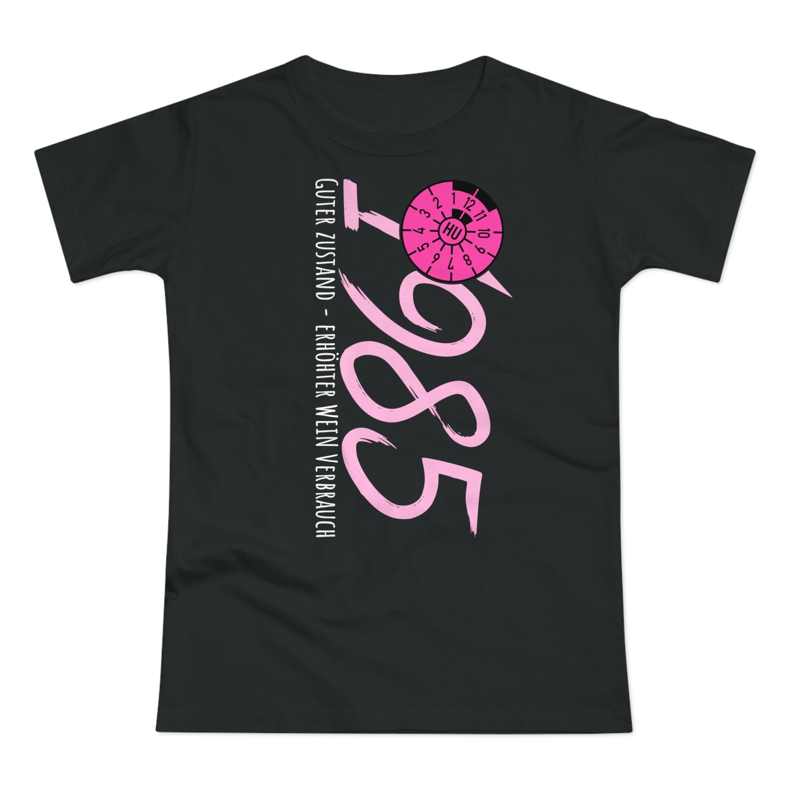 1985 Damen Geburtstagsshirt | Guter Zustand, erhöhter Weinverbrauch | Lustiges Shirt zum 40. Geburtstag | TÜV Plakette Design
