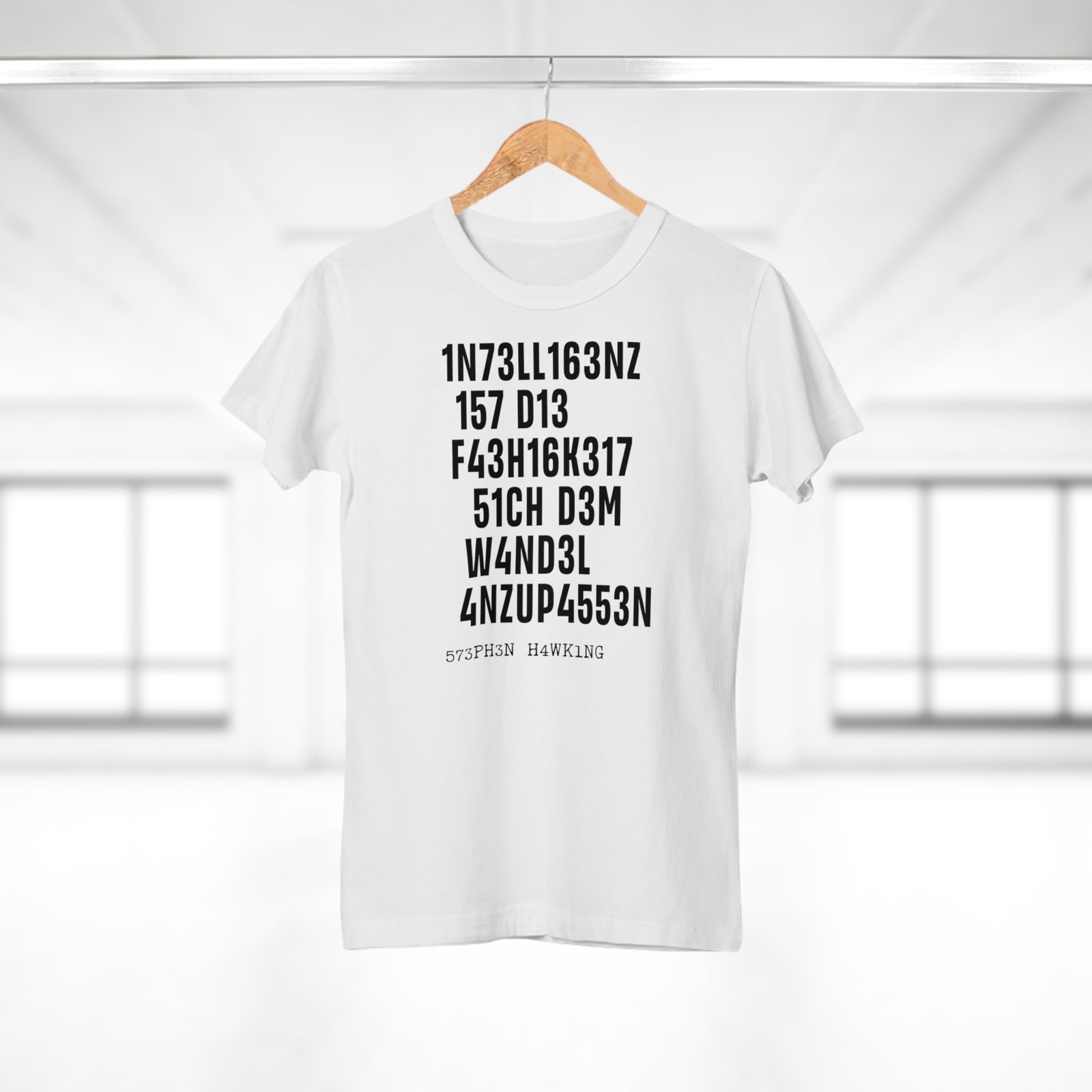 Intelligenz Hawking Zitat T-Shirt