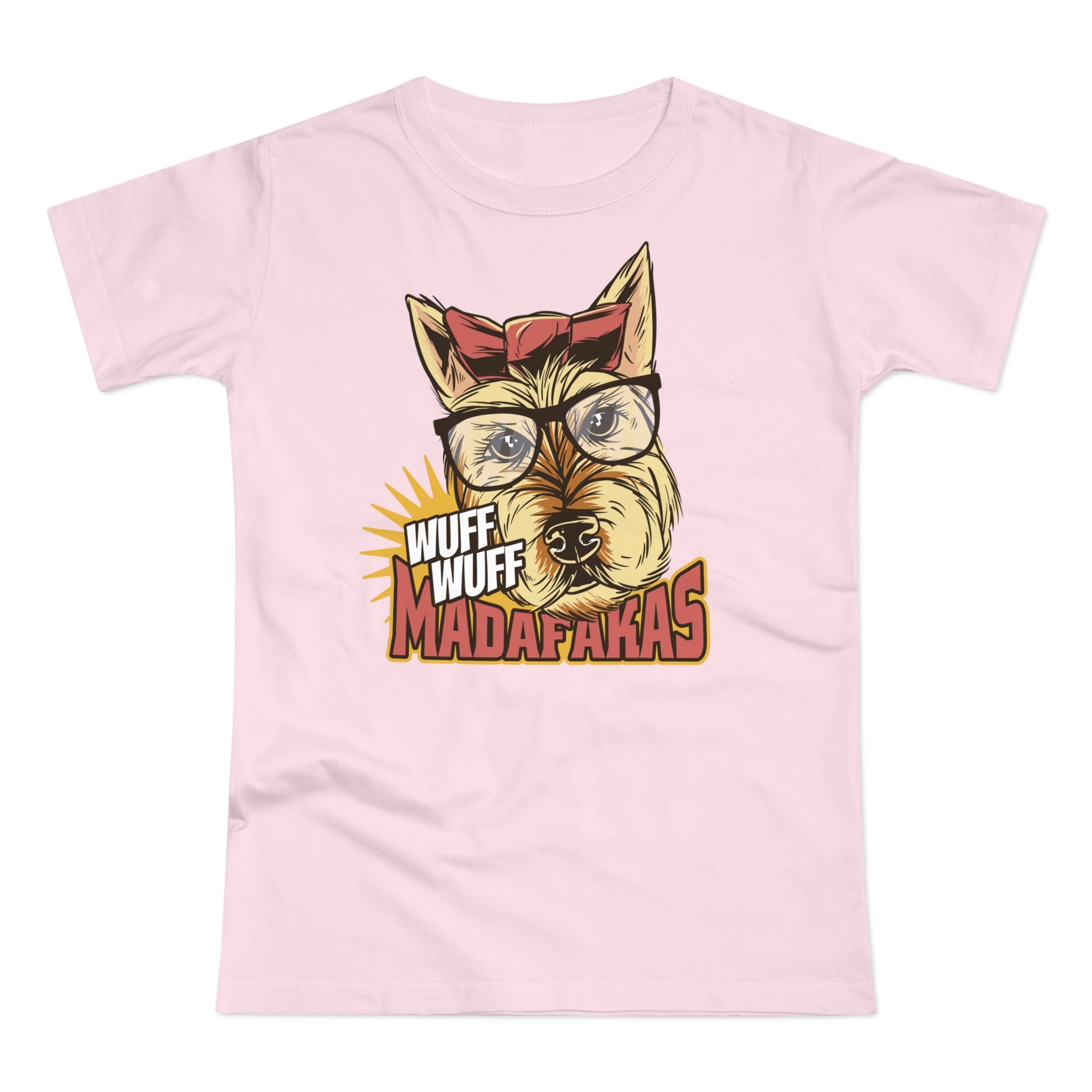 Dog Shirt Wuff Wuff Madafakas Funny Dog Ladies T-Shirt