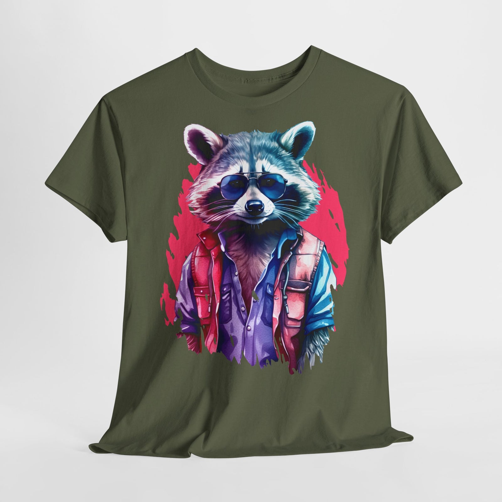 Waschbär Racoon Rocket Cyberspace - Unisex Shirt