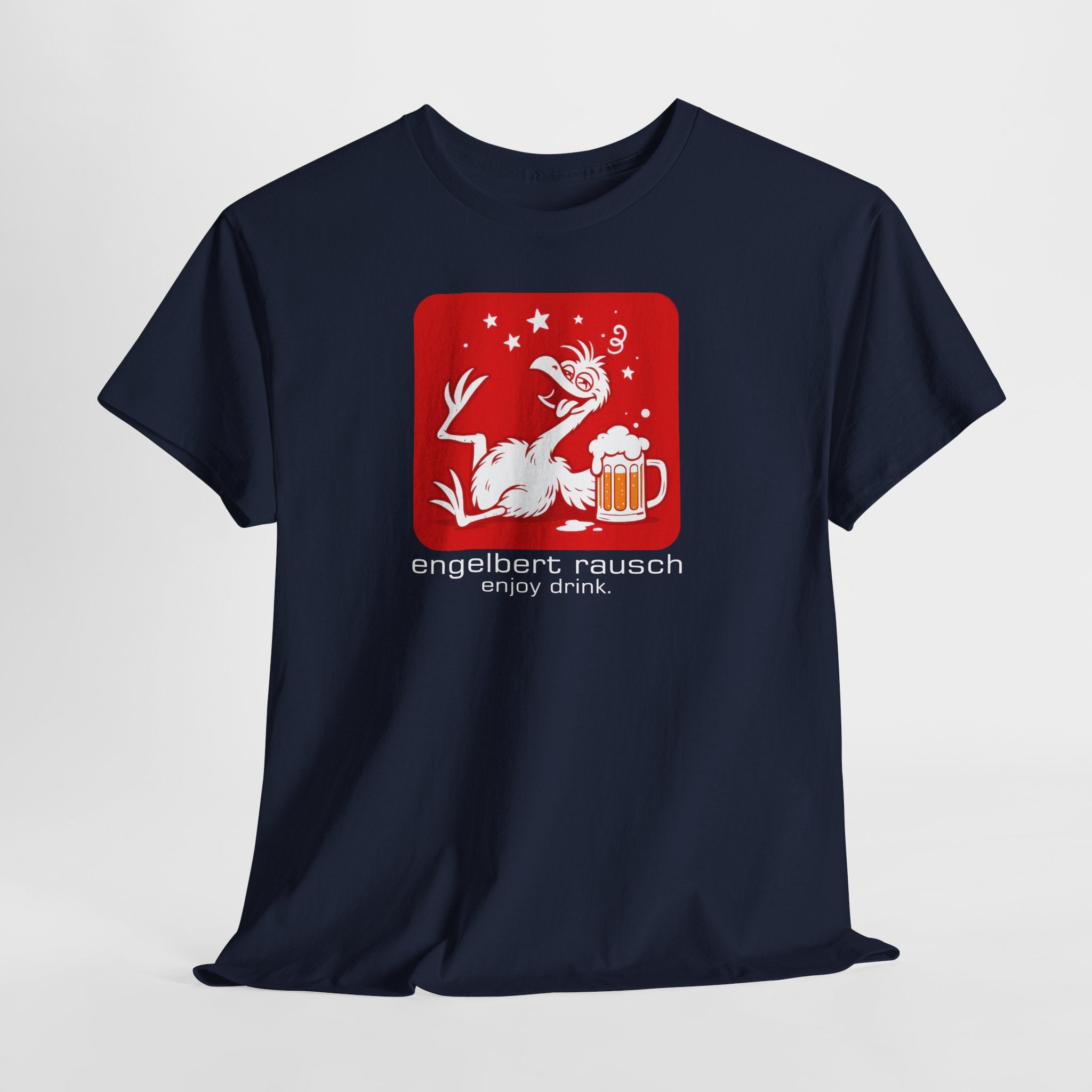 Engelbert Rausch Fun Shirt – Humorvolles Bier T-Shirt, Parodie & Geschenkidee