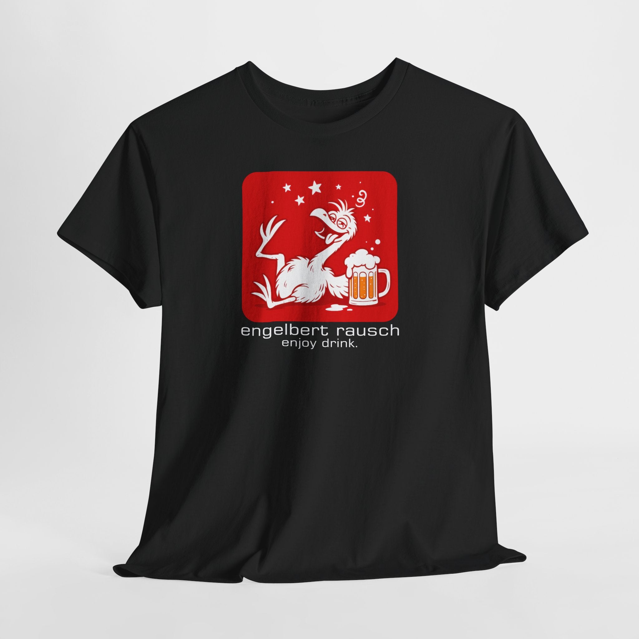 Engelbert Rausch Fun Shirt – Humorvolles Bier T-Shirt, Parodie & Geschenkidee