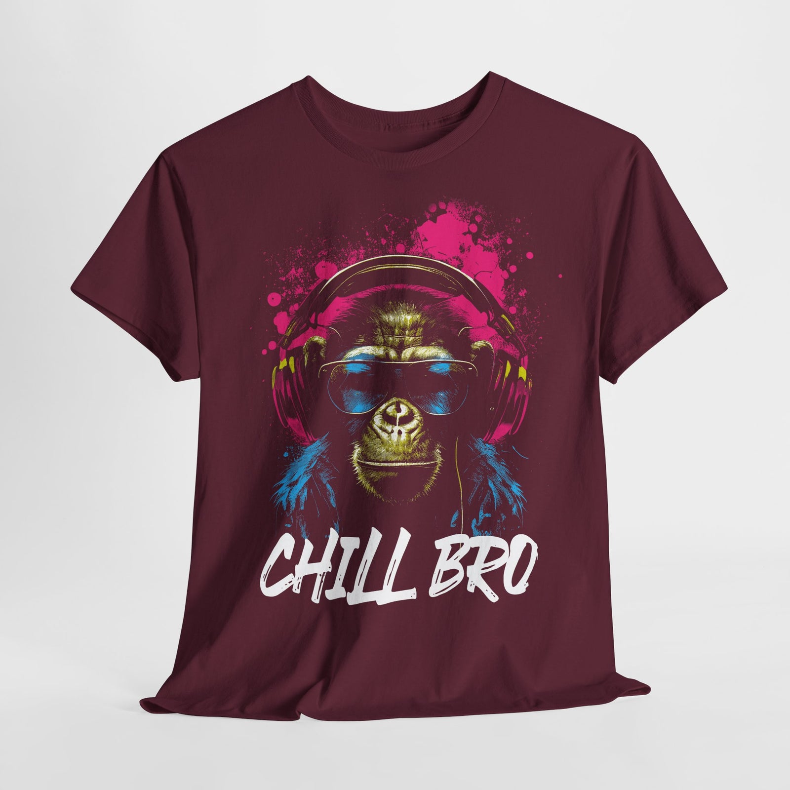 CHILL BRO - Cooler Affe mit Sonnenbrille Geschenkidee Gamer T-Shirt