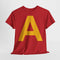 Buchstabe A Gelb Halloween Fasching Kostüm Alvin T-Shirt