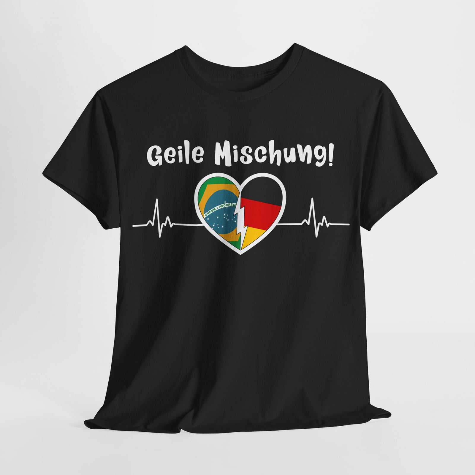 Deutsche Flagge - Brasilianische Flagge - Geile Mischung Unisex T-Shirt