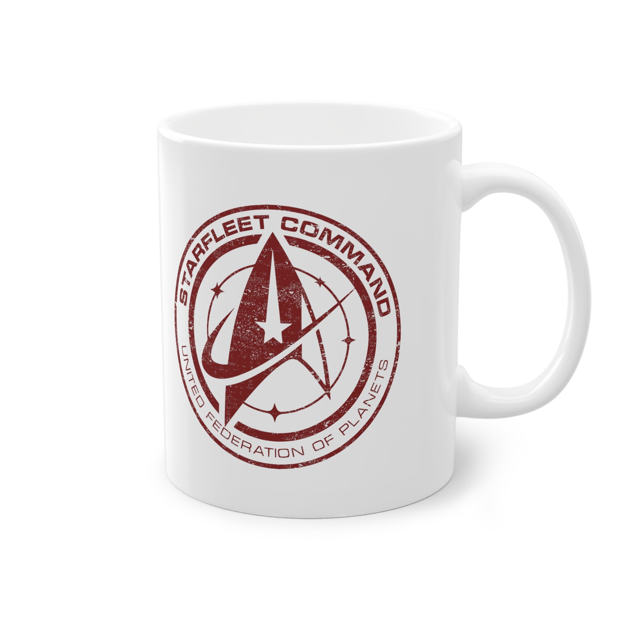 Sternenflotte Starfleet Command Abzeichen Kaffee Tasse