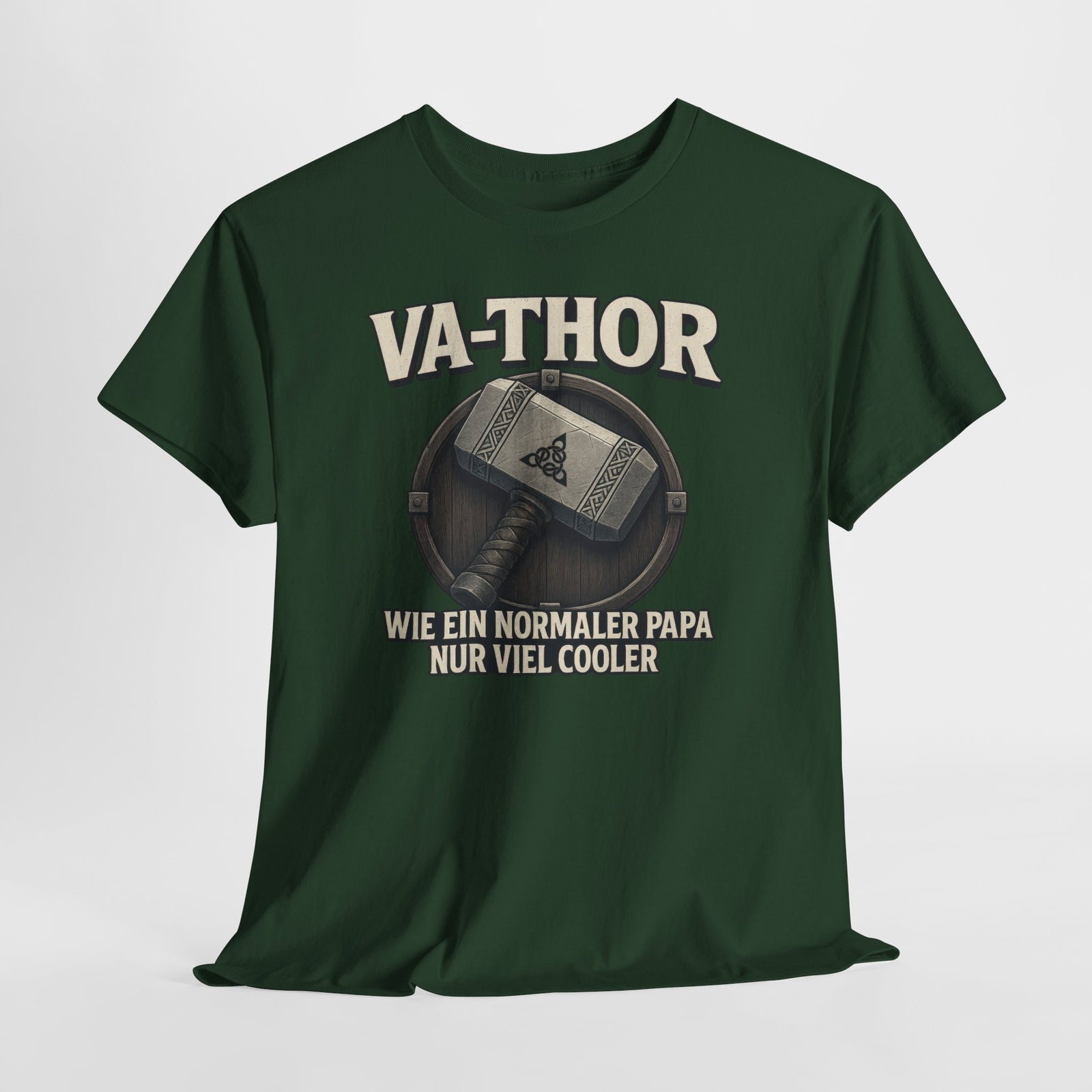 Papa Shirt VA-Thor Hammer - Wir Ein Normaler Papa Nur Cooler - Lustiges Geschenk T-Shirt