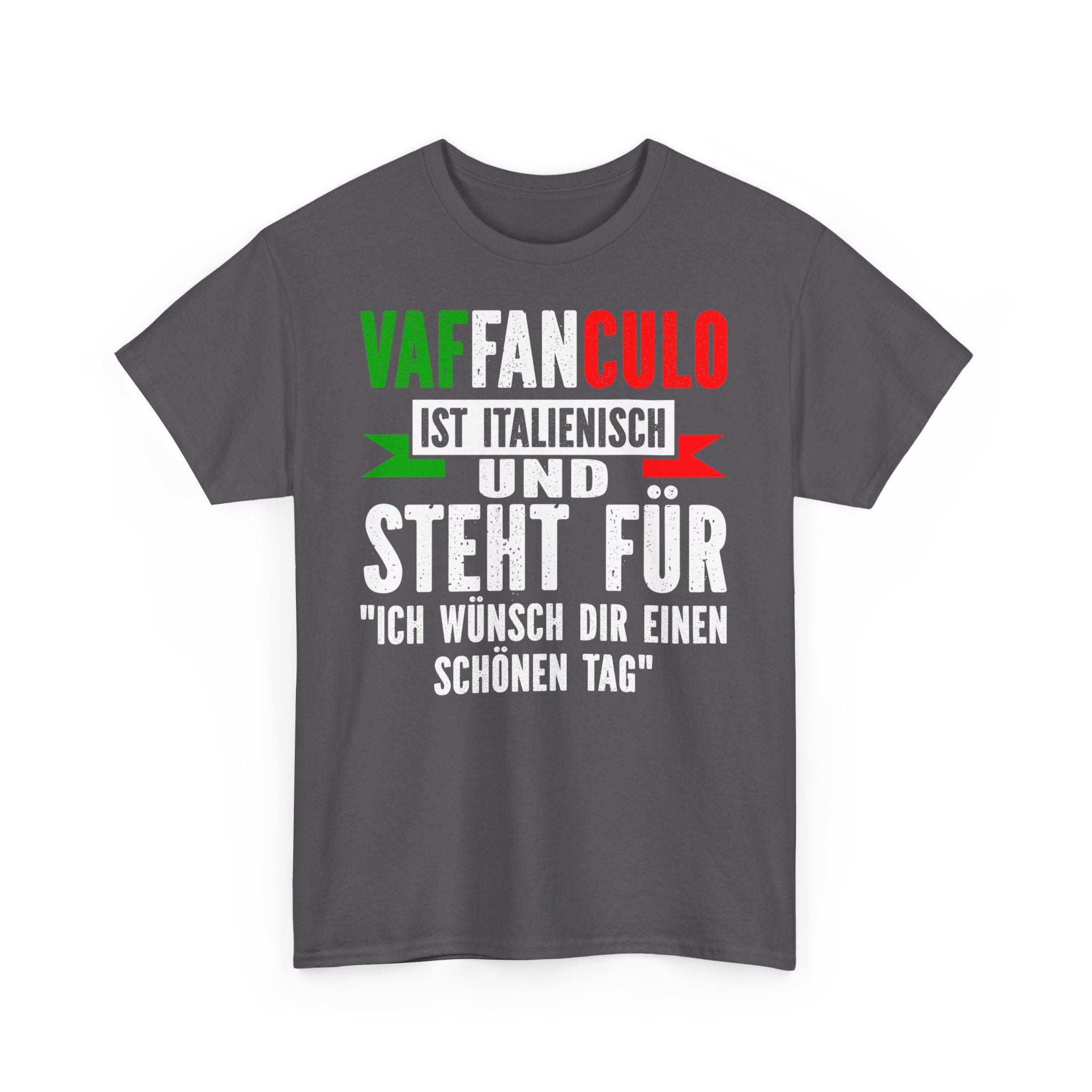 Lustiges Italiener Shirt Vaffanculo Italia Italienisch Italien Männer T-Shirt