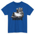 Funny fat lazy cat with middle finger - NOPE no desire - Funny T-Shirt