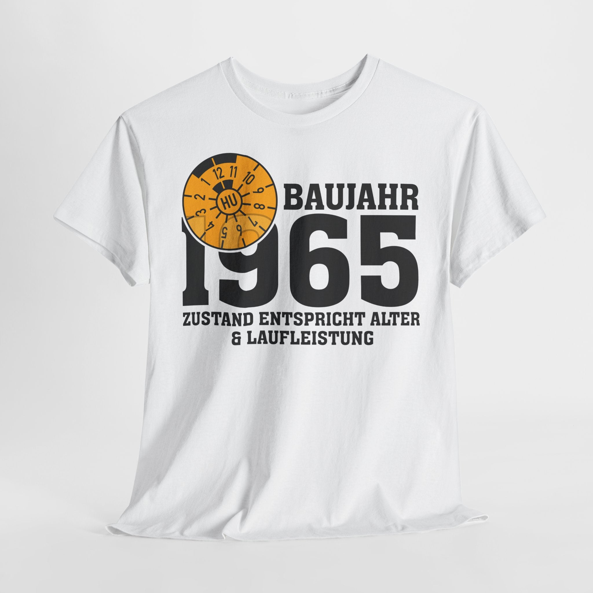 60. Geburtstag TÜV Plakette Baujahr 1965 Zustand entspricht Alter und Laufleistung Lustiges Geschenk T-Shirt