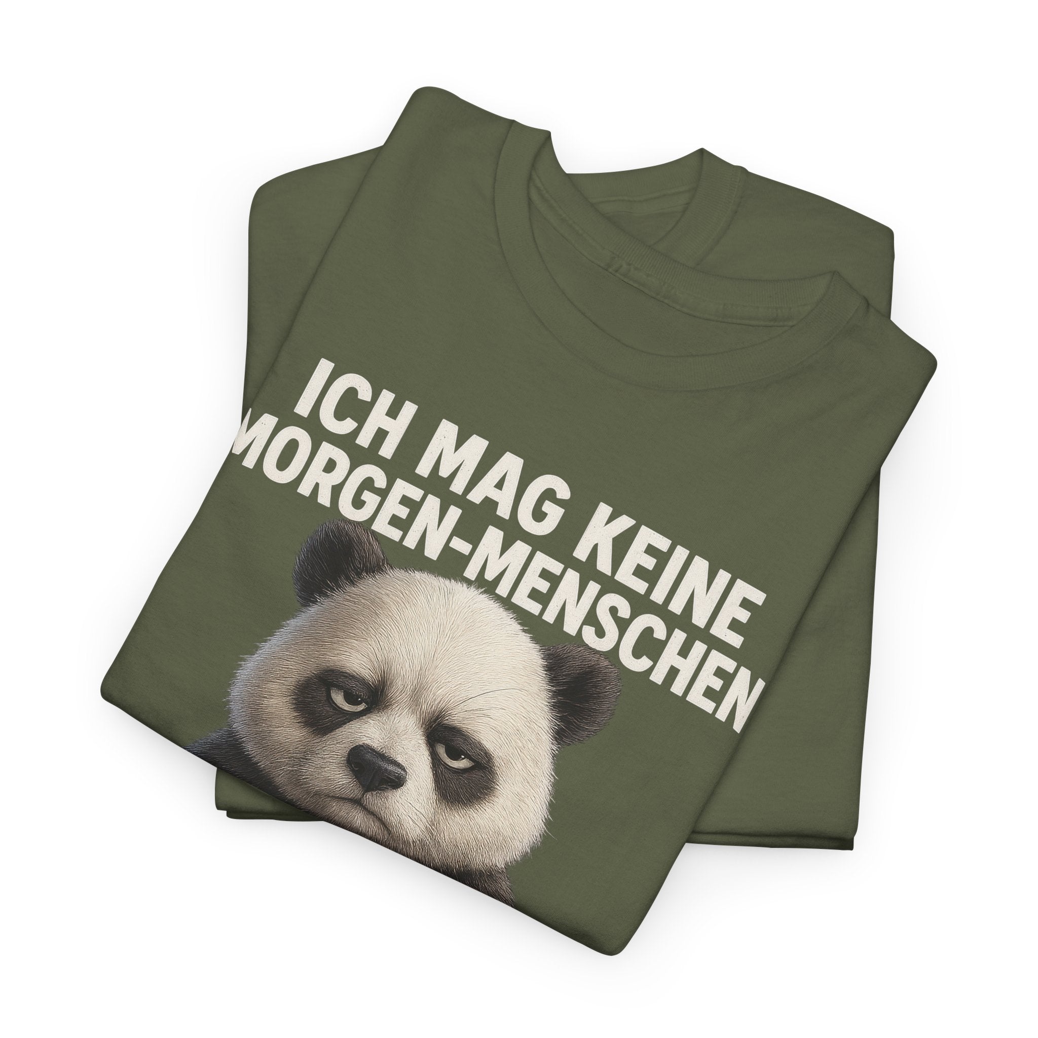 Mürrischer Panda Morgenhasser - Geschenk für Morgenmuffel - Kaffee Shirt