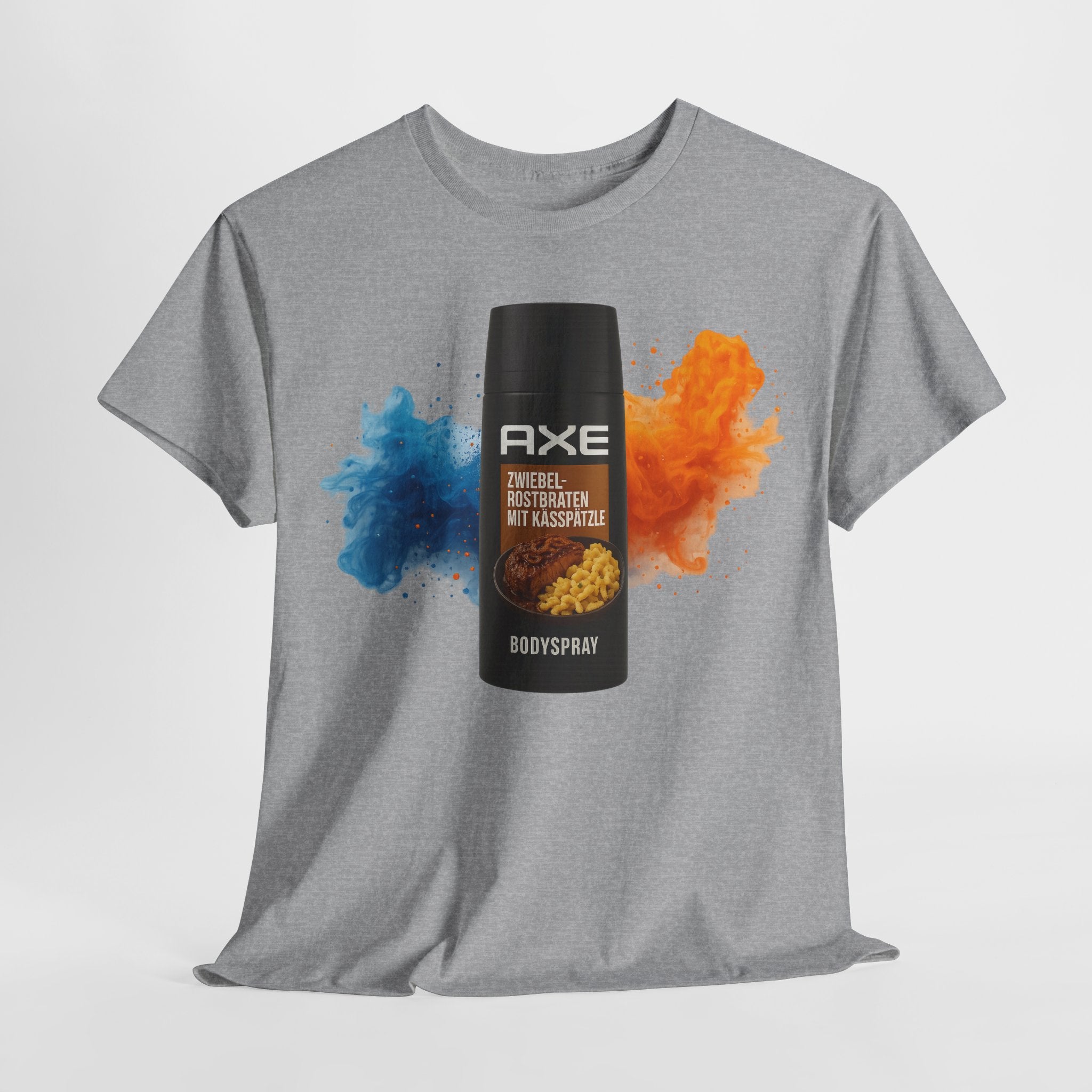 Zwiebelrostbraten & Käsespätzle – AXE Edition Parodie – Lustiges T-Shirt