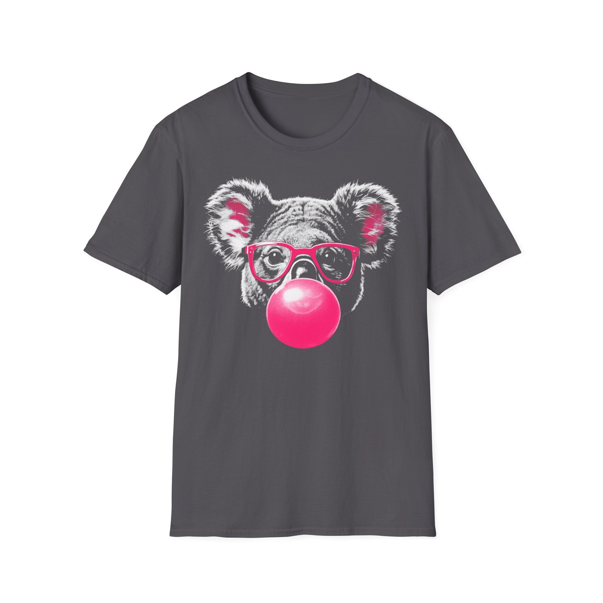 Lustiger Koala Bär mit Kaugummi Blase Unisex T-Shirt