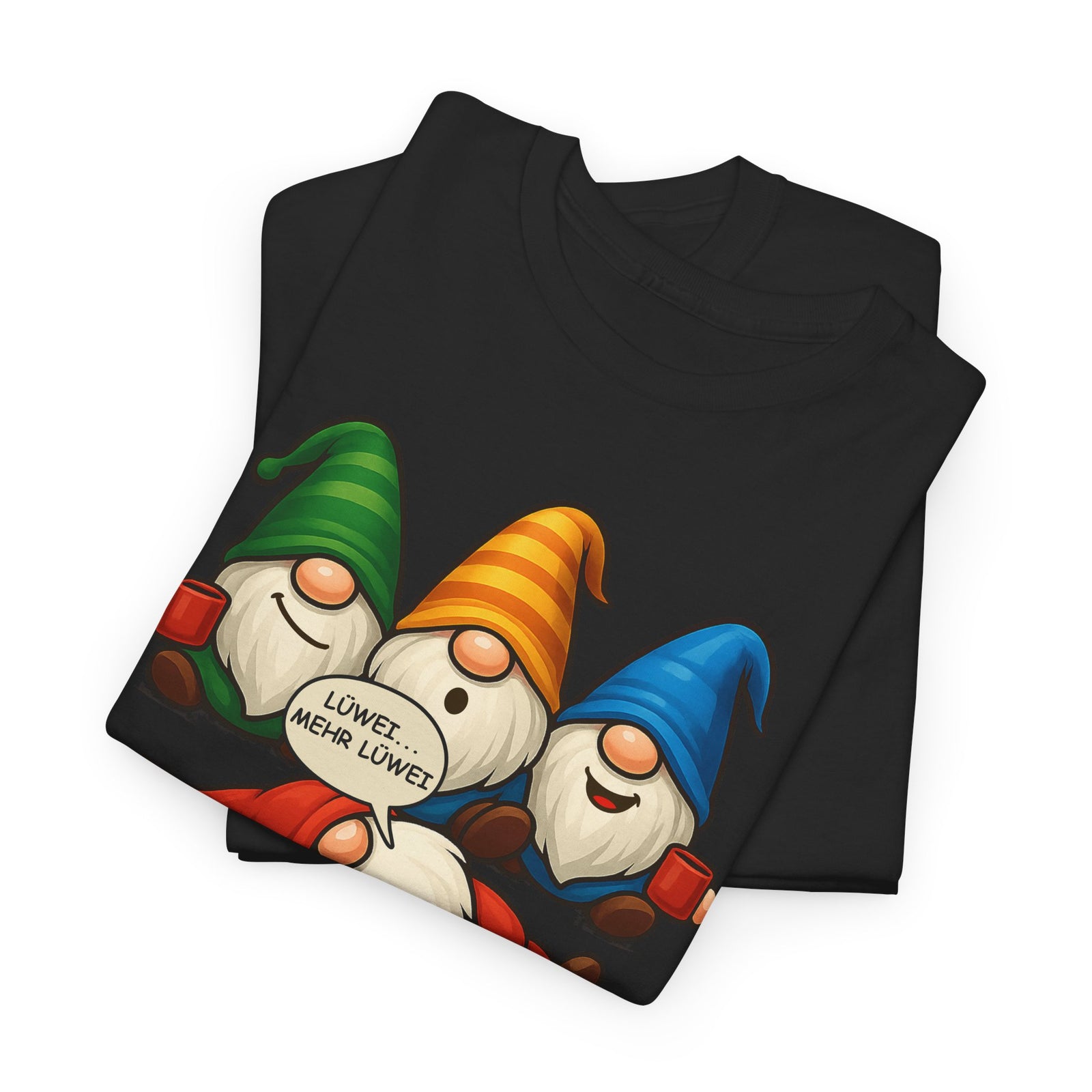 Lustige Glühwein Wichtel – Mehr Lüwei – Betrunkene Weihnachtsgnome Shirt