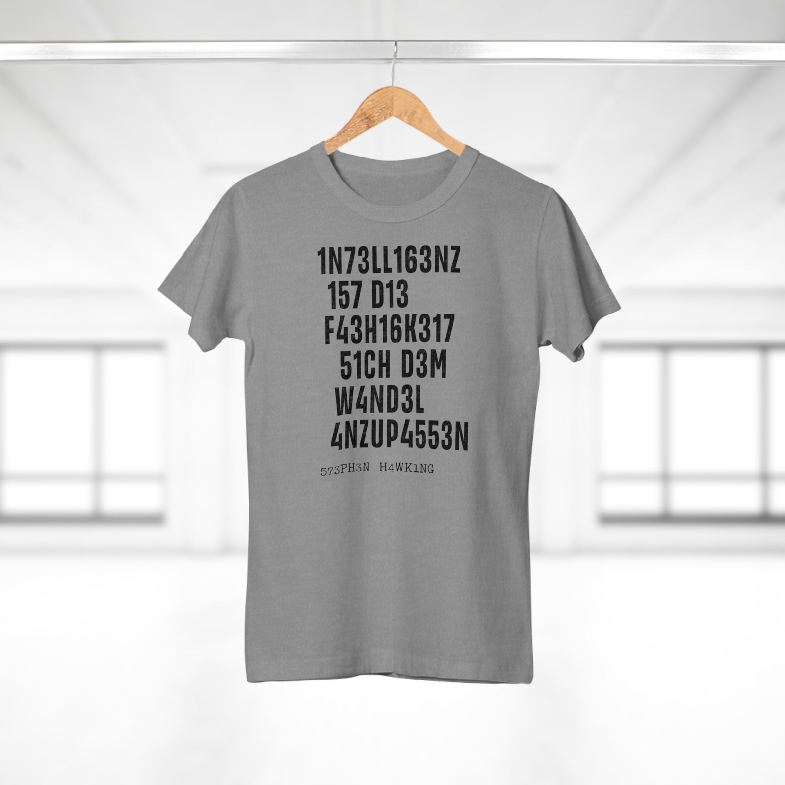 Intelligenz Hawking Zitat T-Shirt