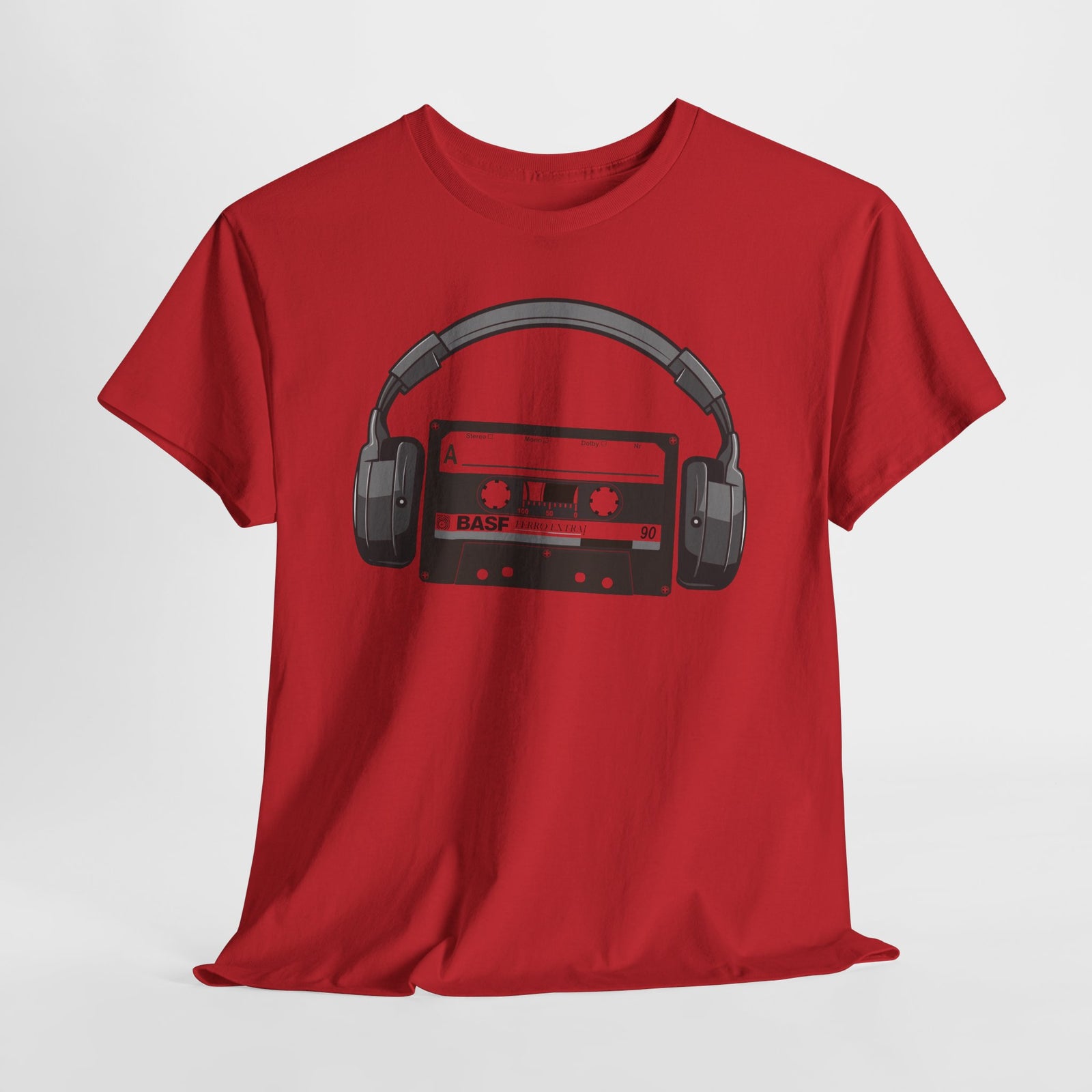 Retro Musik Kassette Kopfhörer 80s 90s Style T-Shirt