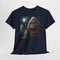 Halloween Bigfoot Shirt – Lustiges Bigfoot erschreckt vor Geist T-Shirt – Gruseliges Funshirt