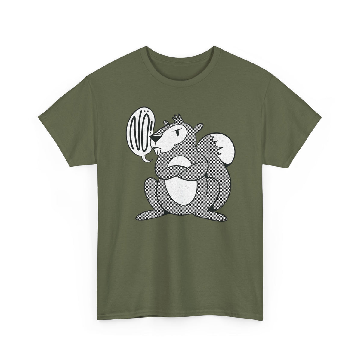 Unverschämtes Eichhörnchen T-Shirt Herren Damen | Lustiges Comic Tier Spruch Shirt No