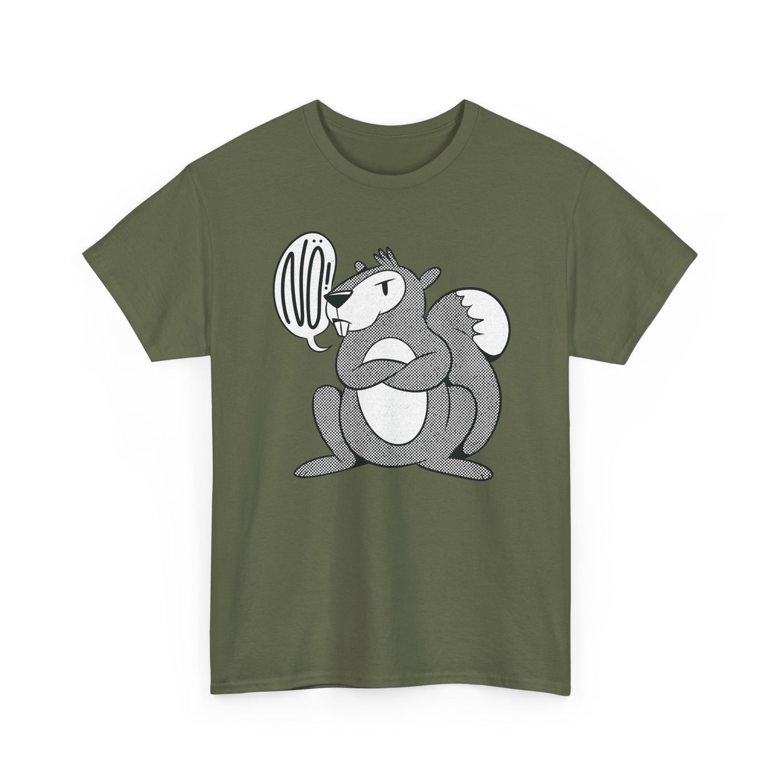 Unverschämtes Eichhörnchen T-Shirt Herren Damen | Lustiges Comic Tier Spruch Shirt No