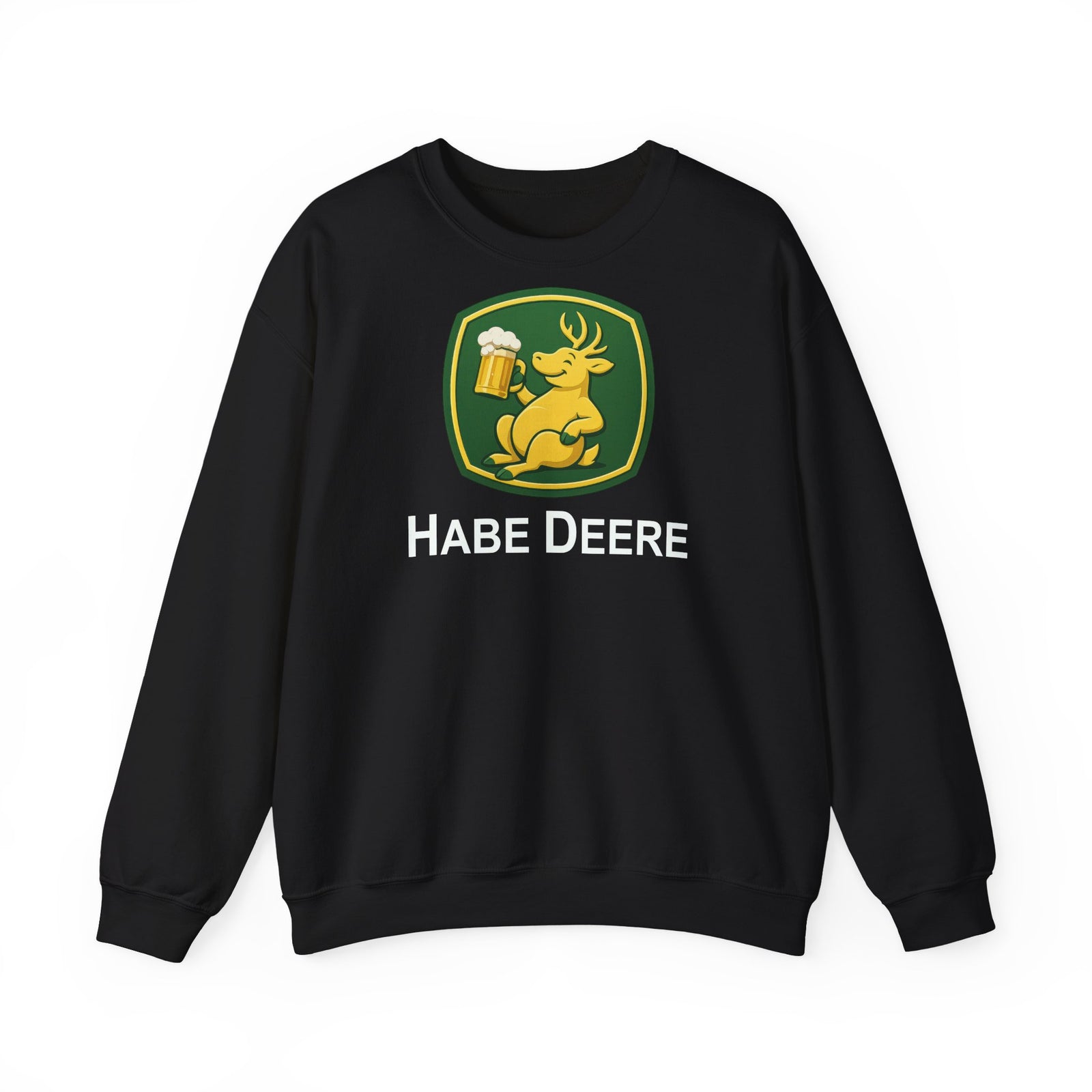 Trinkender Hirsch – Habe Deere Bier Logo Lustiger Pullover Sweatshirt