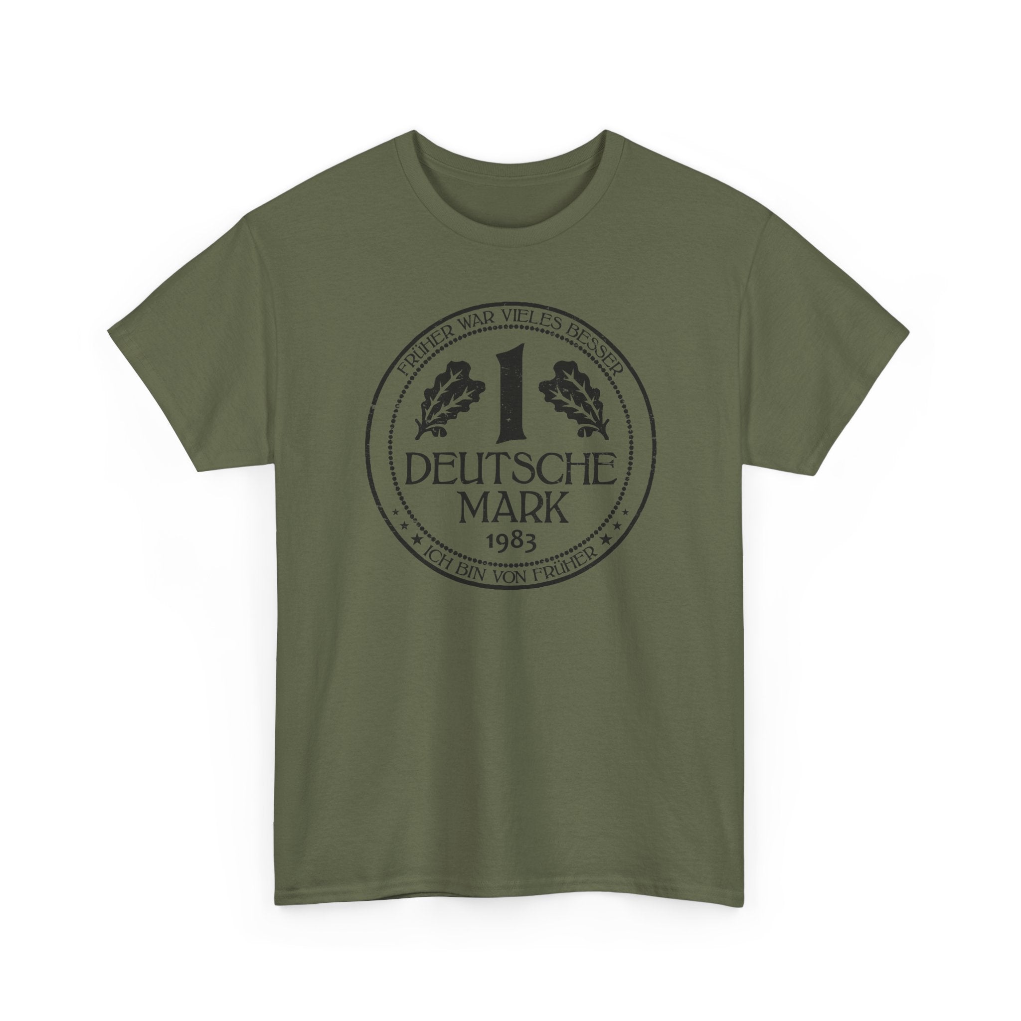 Deutsche Mark 1983 T-Shirt Herren Damen | Lustiges Nostalgie Retro Shirt Geschenk zum Geburtstag