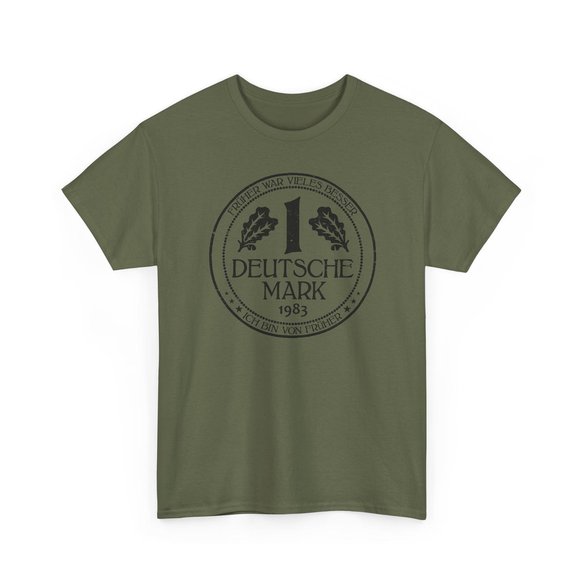 Deutsche Mark 1983 T-Shirt Herren Damen | Lustiges Nostalgie Retro Shirt Geschenk zum Geburtstag