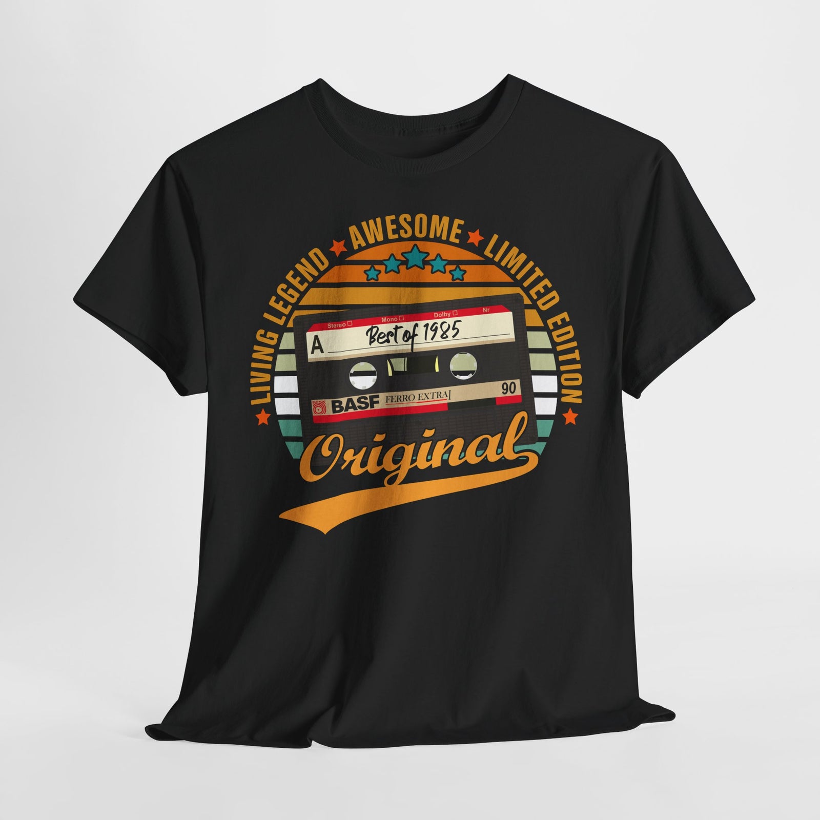 40.Geburtstag Original Limited Edition Retro Kassette Best Of 1985 Geschenk T-Shirt