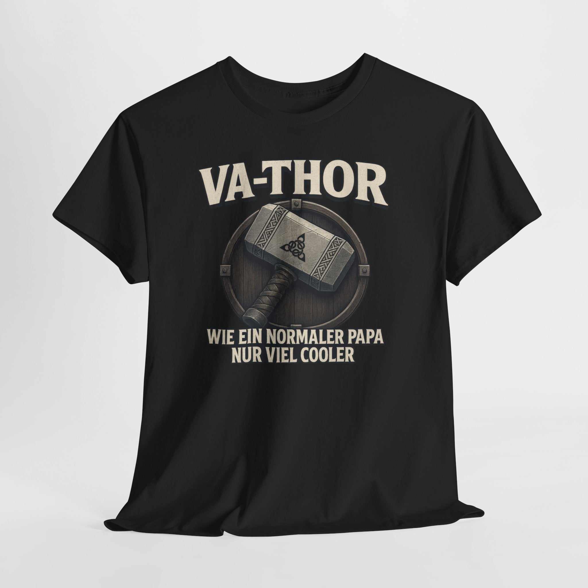 Papa Shirt VA-Thor Hammer - Wir Ein Normaler Papa Nur Cooler - Lustiges Geschenk T-Shirt