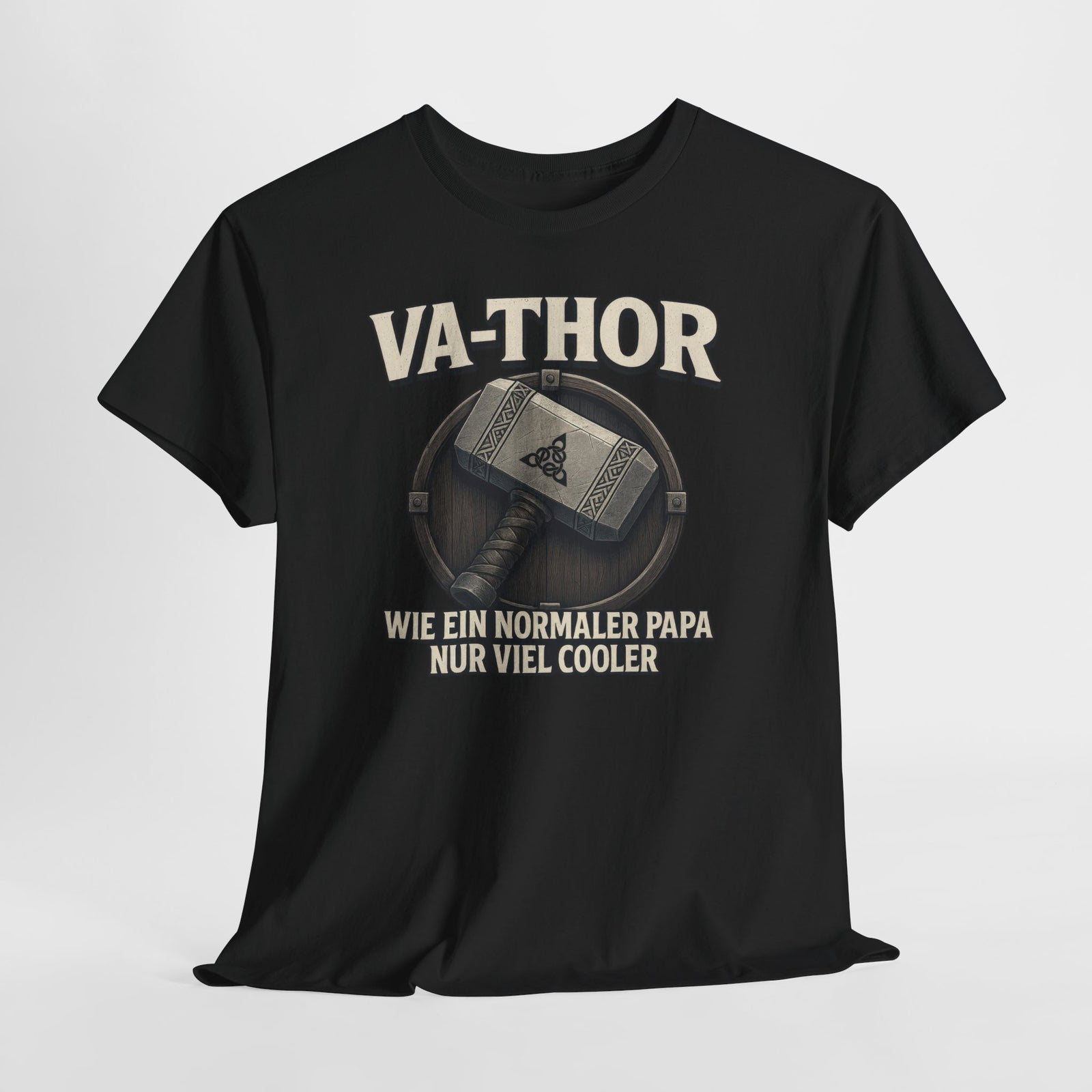 Papa Shirt VA-Thor Hammer - Wir Ein Normaler Papa Nur Cooler - Lustiges Geschenk T-Shirt