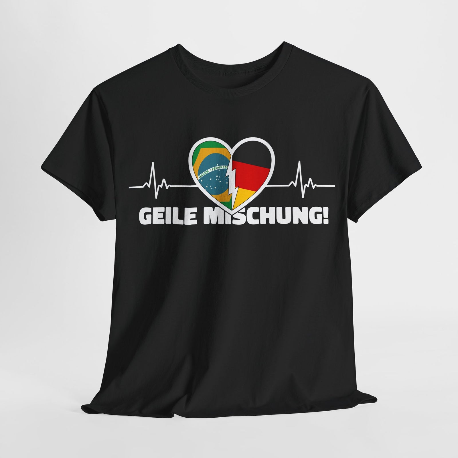 Brasilianische Flagge - Deutsche Flagge - Geile Mischung Unisex T-Shirt