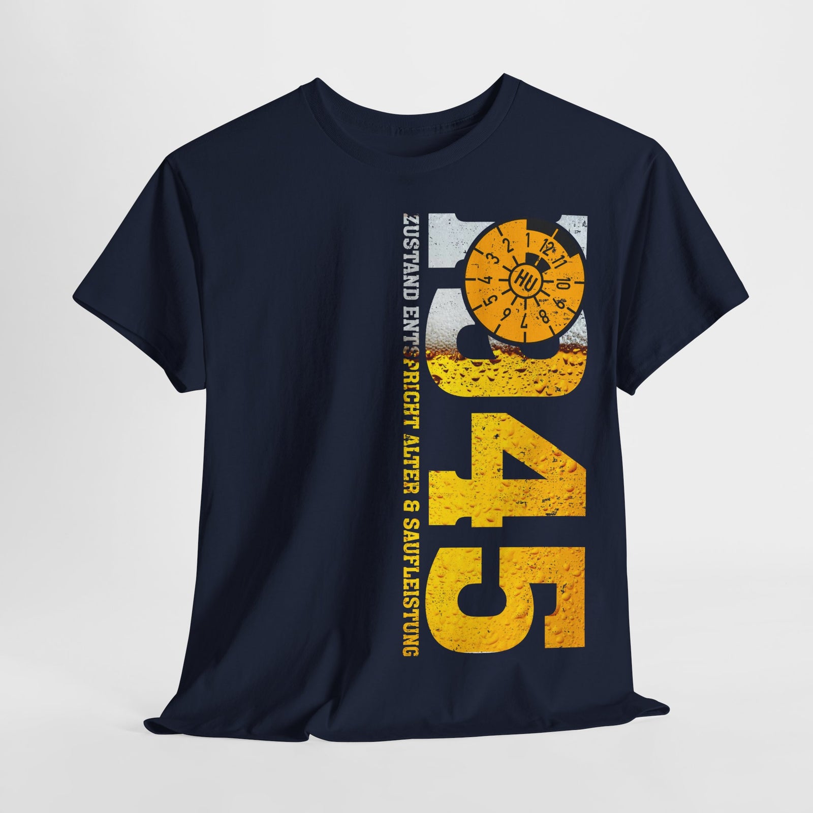 80. Geburtstag Baujahr 1945 Zustand entspricht Alter und Saufleistung TÜV Lustiges Bier Mechaniker Geschenk T-Shirt