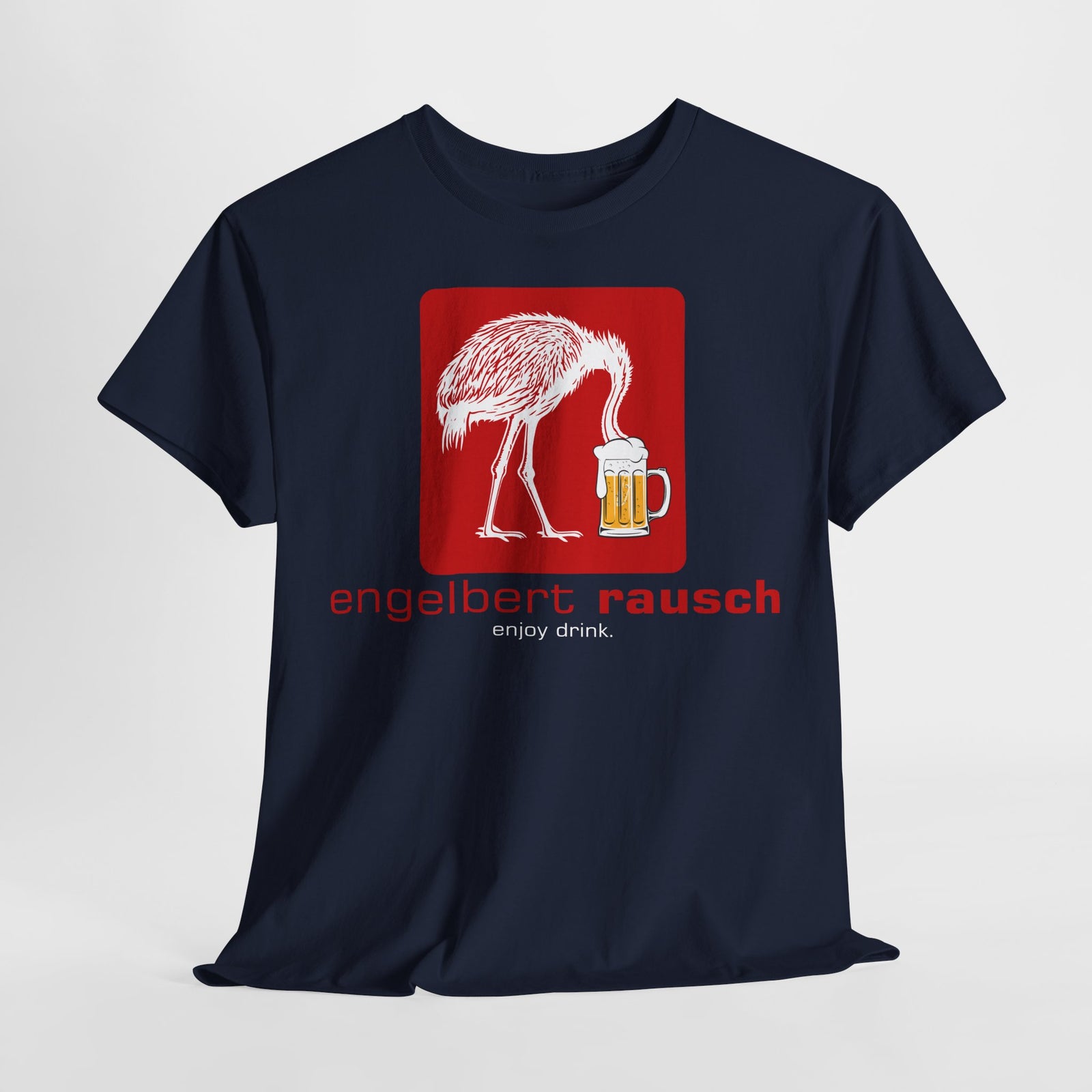 Engelbert Rausch witziges Bier Shirt Engelbert Rausch (fett) Parodie T-Shirt
