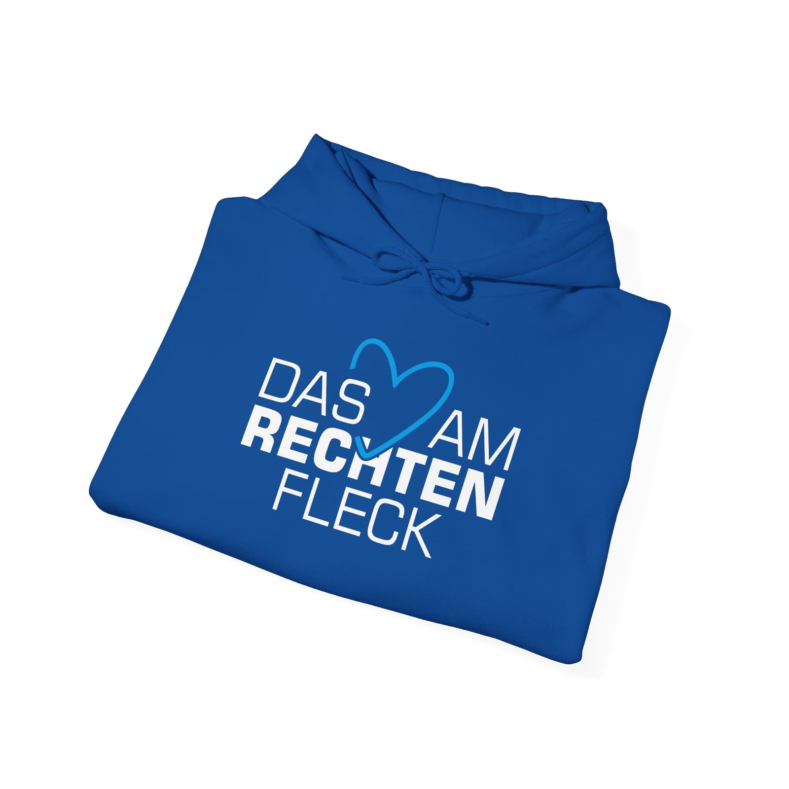 Das Herz am rechten Fleck - Bundestagswahl 2025 Hoodie