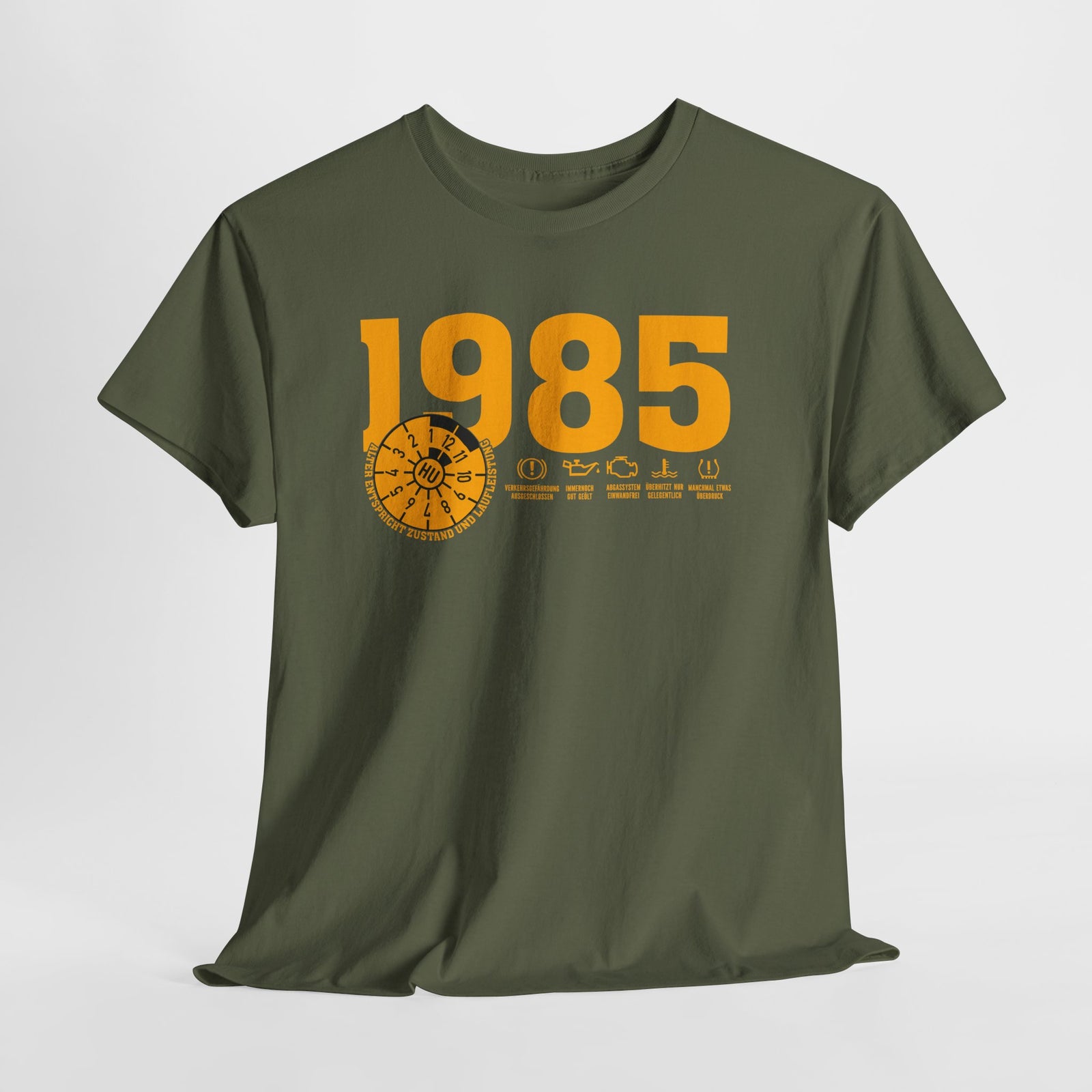 40 Geburtstag Jahrgangs-Shirt 1985 – TÜV Stempel Design - Entspricht Zustand und Laufleistung